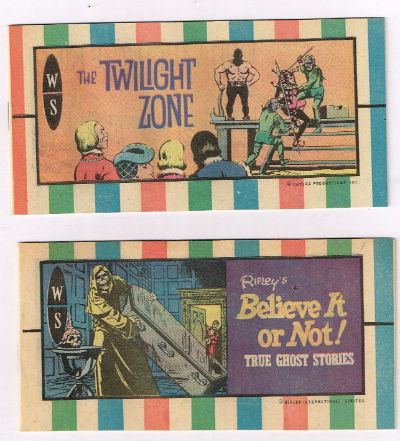 Image for 2 mini-comicbooks;the twilight zone, 1974 Ripley's believe it or not,1972